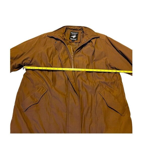 Bromley Sport Brown Thermoloft Women's Isulated Jacket Coat Size Large L VTG - Picture 5 of 7